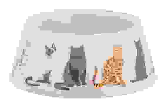 Миска "Cats" 0,7л (бежевый)