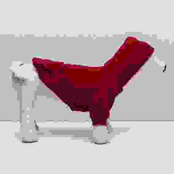 Толстовка для собак с капюшоном, размер L (ДС 35, ОШ 35, ОГ 45 см), красная 5152097