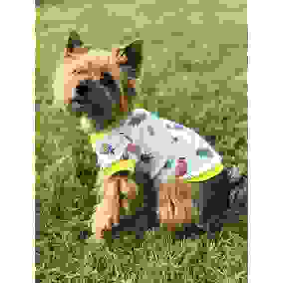 Футболка Osso «Фламинго» для собак, размер 30 (ДС 30, ОГ 37-39) 5480403