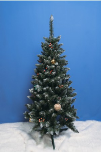 Елка искусственная \"Елизавета заснеженная с шишкой\" - 150 (6 рядов, 347 веточек)