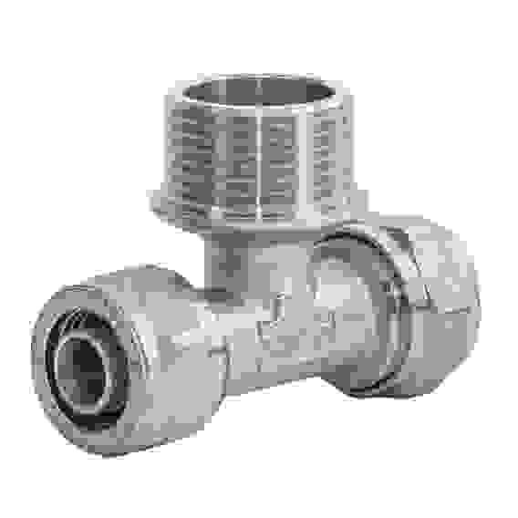 Тройник 16*3/4*16 ц/нар/ц для металло-пластиковых труб