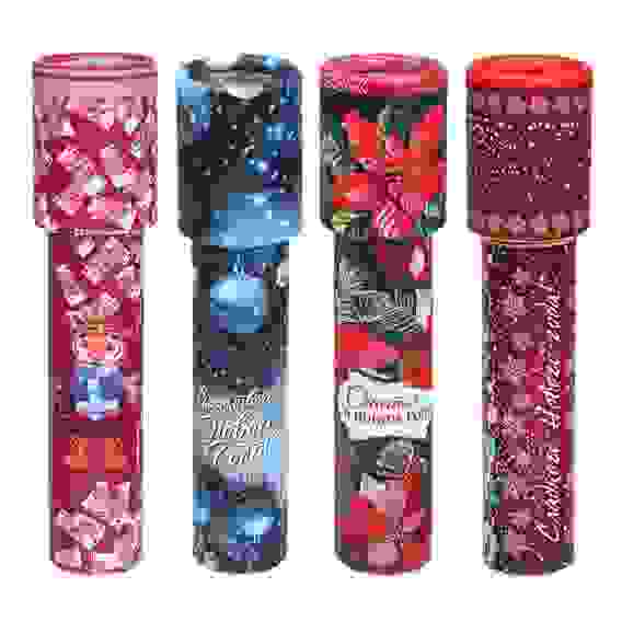 Калейдоскоп малый, классический, 15см, пластик, картон, 4 дизайна СНОУ БУМ