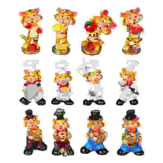 Фигурка полистоун, 9x4,5см / 7,5x4,5см / 8x4см, 12 дизайнов СНОУ БУМ