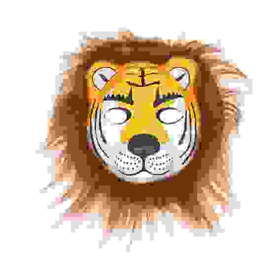 Маска карнавальная в виде тигра, ПЕВА, 18см СНОУ БУМ