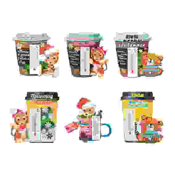 Sale! Магнит "Тепла и уюта" с термометром и помпоном, хдф, текстиль, бумага, 7,5х7,5 см, 6 дизайнов