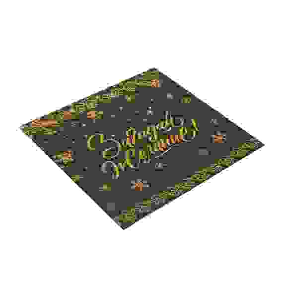 Салфетки бумажные 12шт, праздничные, 33х33см, 2022, дизайн 1 СНОУ БУМ