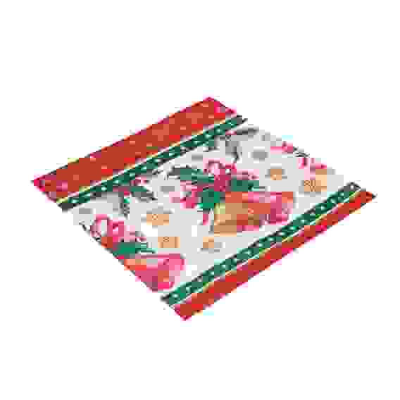 Салфетки бумажные 12шт, праздничные, 33х33см, 2022, дизайн 2 СНОУ БУМ