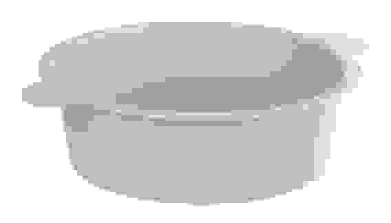 Миска для собак 3л круглая (серый)