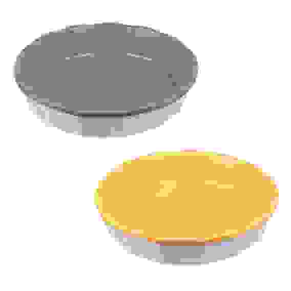 Форма для запекания и сервировки круглая, керамика, 22х5см, рельеф, 2 цвета MILLIMI