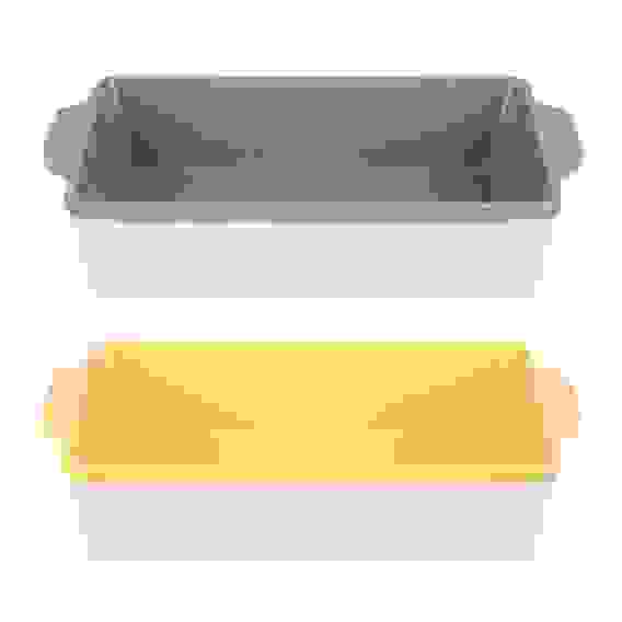 Форма для запекания и сервировки прямоугольная с ручками, керамика, 27,5х17х6см, 2 цвета MILLIMI