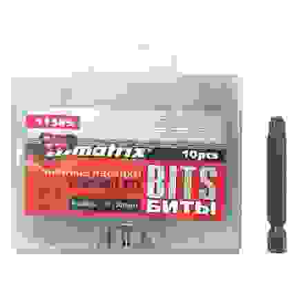 Набор бит Pz3.0х50мм, сталь 45Х,пласт бокс//MATRIX