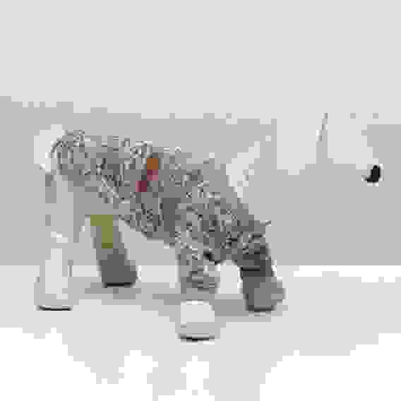 Свитер меланжевый, размер XS (ДС 20, ОШ 20, ОГ 30 см), серый 5152063