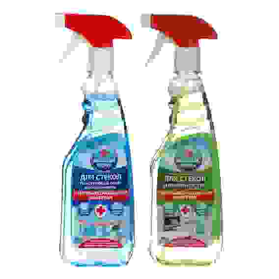 Средство для очистки стекол Выгодное Альпийская свежесть,c нашатыр. спиртом,п/б 500мл,арт.1662/CI311