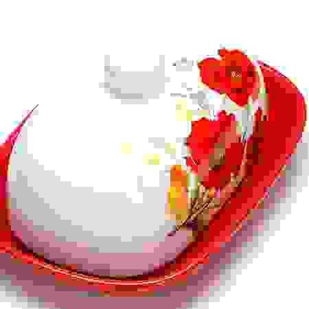 Маслёнка с крышкой Маки LR