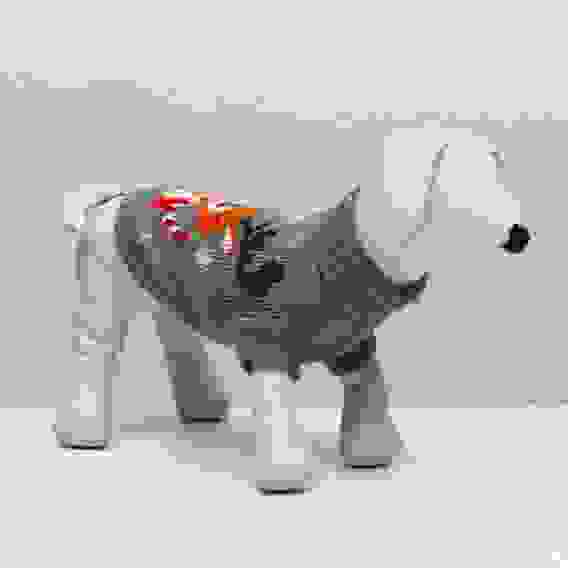 Свитер &quot;Олень на сером&quot;, XS (ДС 17, ОШ 17, ОГ 23-37 см) 5152042