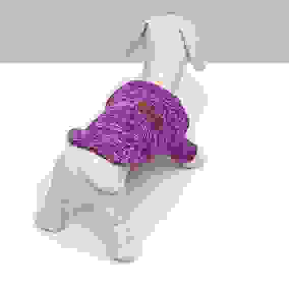 Свитер меланжевый, размер S (ДС 25, ОШ 25, ОГ 35 см), фиолетовый 5152067