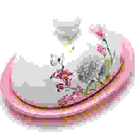 Масленка 2пр 10,5см "БАБОЧКА" LR