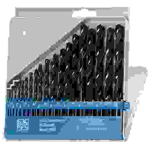 Набор сверл по металлу 1-10 мм НSS, 19шт.,плас.кор