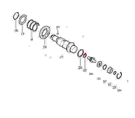 Кольцо 12 резиновое