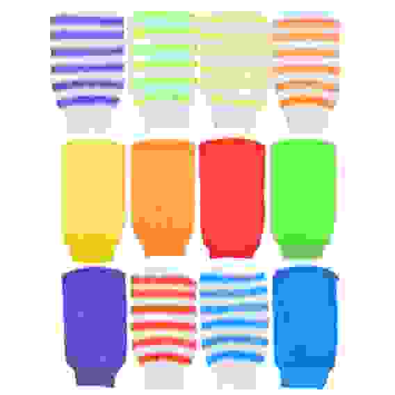 Мочалка-скрабер варежка, 11х19см, 6-12 цветов