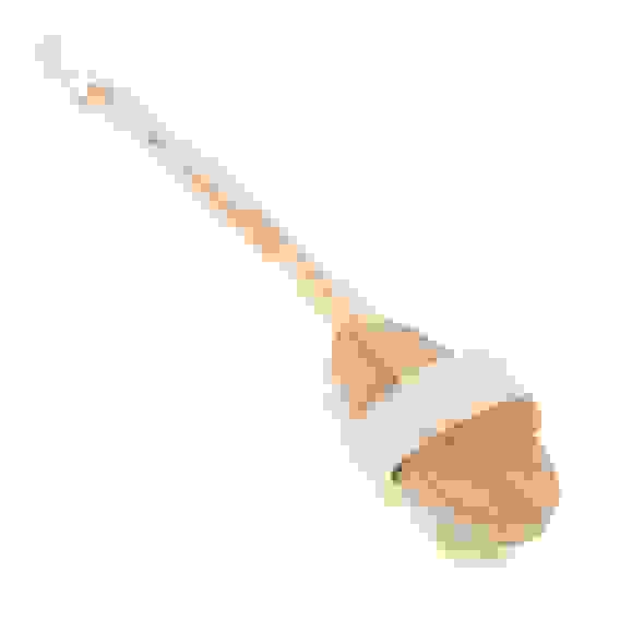 Щетка для тела с натур. щетиной на деревянной ручке, 41см, 1 цвет