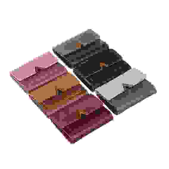 Кошелек женский с отд. для карт и купюр, ПВХ, 11,5х8,5см, 6 цв., КК21-07 ЮL