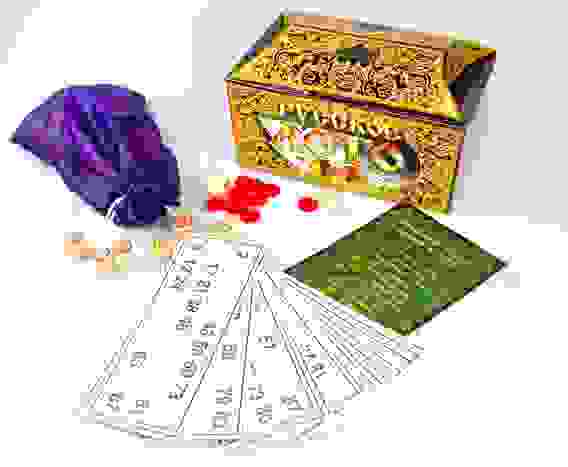 Лото Русское в картонном ларце, 25x15x16см