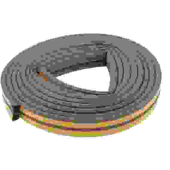 Уплотнитель D-профиль, 12 м, коричневый, Россия// Сибртех