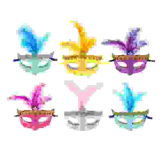 Маска карнавальная LED, 3хLR41, 6 цветов СНОУ БУМ