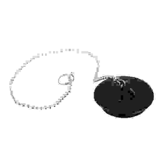 Пробка для ванны с цепочкой 29см, резина, d4,5см VETTA