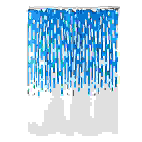 Шторка для ванной, ПЕВА, 180x180см, &quot;Дождь&quot;, 3 цвета VETTA