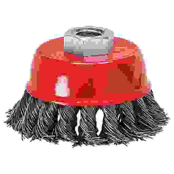 Щетка для УШМ 125мм ,М14,&quot;чашка&quot;,круч.мет.проволока