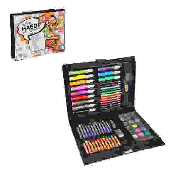 Набор для творчества, 80 предметов, в пластиковом боксе на кнопке BY