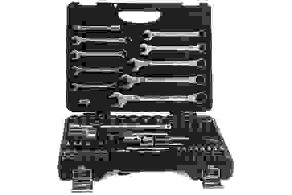 Набор инструментов 82+6пр.1/4&quot;,1/2&quot;(6гр.)+(головка-бита1/4&quot;:T40 27804