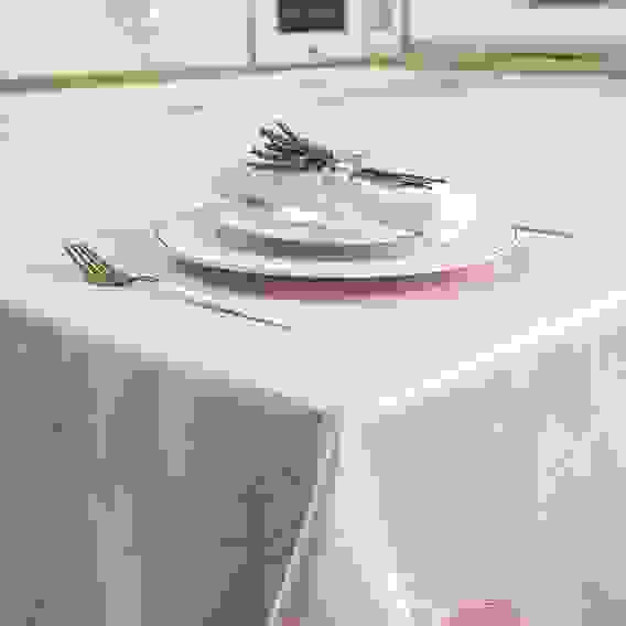 Скатерть текстильная жаккард с водоотталк.пропиткой, 140х230см, ПЭ, 3 цвета PROVANCE Мятный Латте