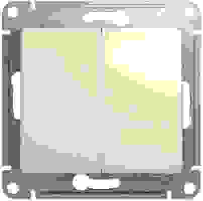 Выключатель мех. СУ 2 кл. беж. (пл.осн.) GSL000251 Schneider GLOSSA