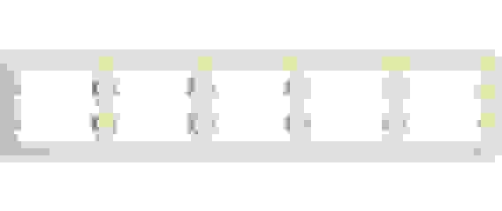 Рамка СУ 5 мест. беж. (горизонт.) GSL000205 Schneider GLOSSA