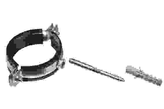 Хомут сантехнический д/труб 15-19(3/8&quot;) с шпилькой и дюбелем, 3/8&quot;, 1шт, ЗУБР