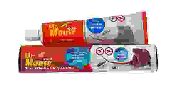 От грызунов и насекомых клей 60гр. туба Mr. Mouse MR-6012 (Китай)