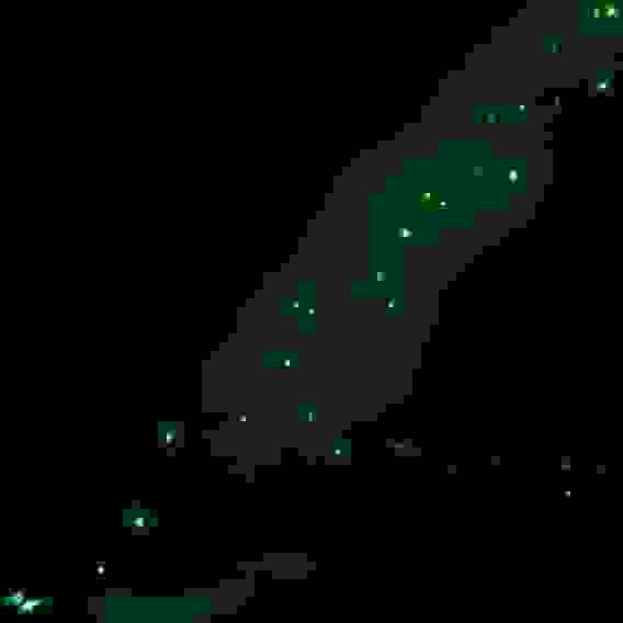 Гирлянда для дома на батарейках 1,5 м 15 ламп LED, 3 реж.,IP-20, Зеленый