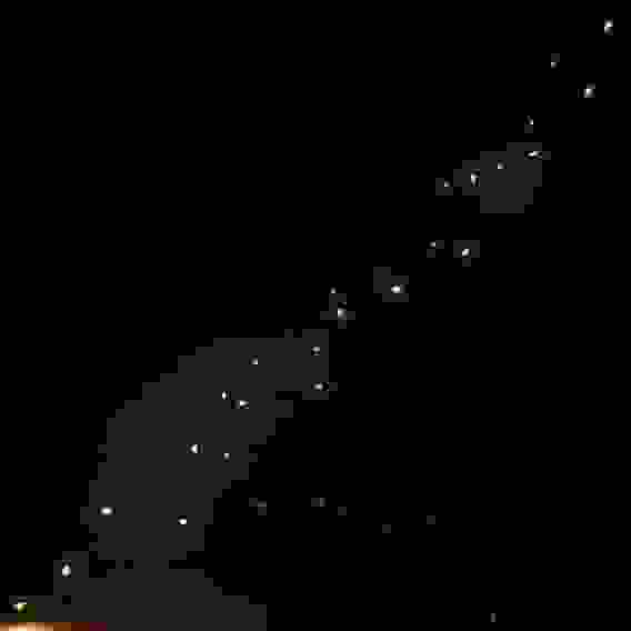 Гирлянда для дома на батарейках 1,5 м 15 ламп LED, 3 реж.,IP-20, Теплый белый