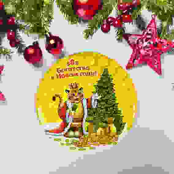 Зеркало косметическое "Богатый тигр Ричард"