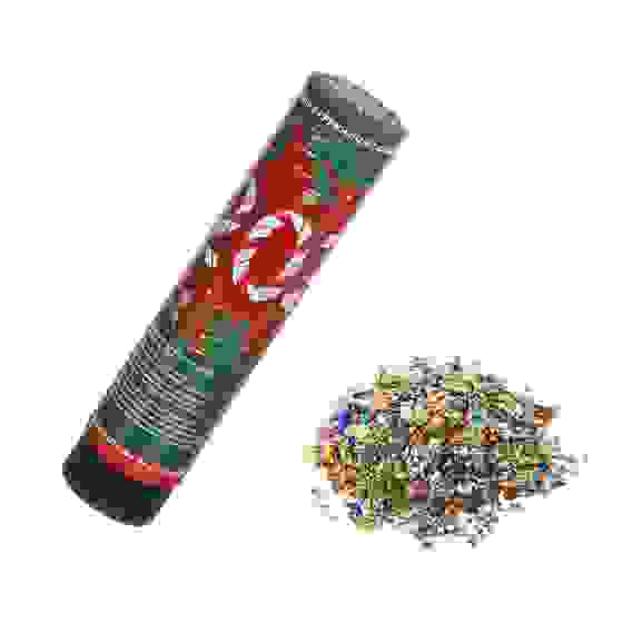 Хлопушка пружинная, 20 см, наполнитель фольга, 2022 СНОУ БУМ