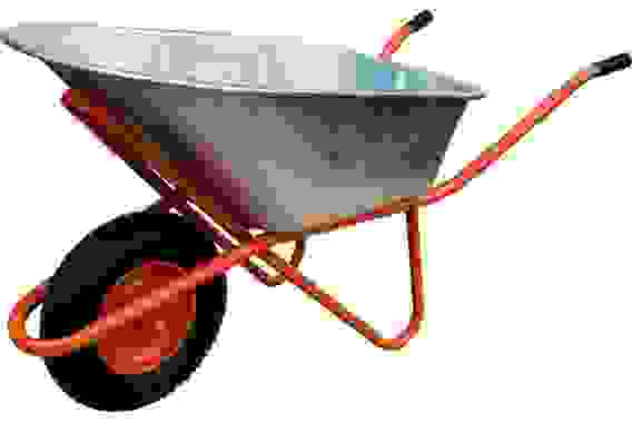 Тачка строительная одноколесная 110л Мастер алмаз