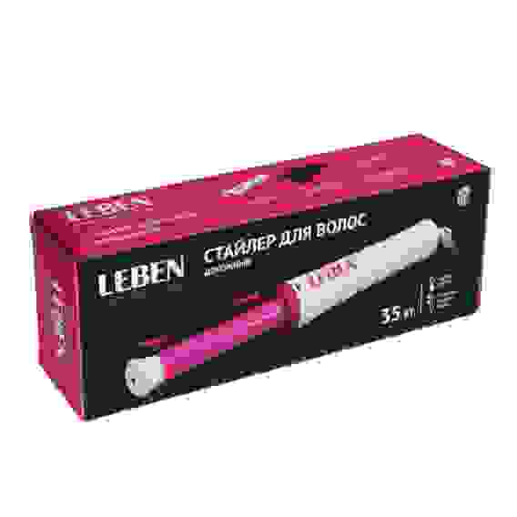 Стайлер для волос дорожн, 22мм, 200 градусов, сумка и перчатка в комплек, пластик LEBEN