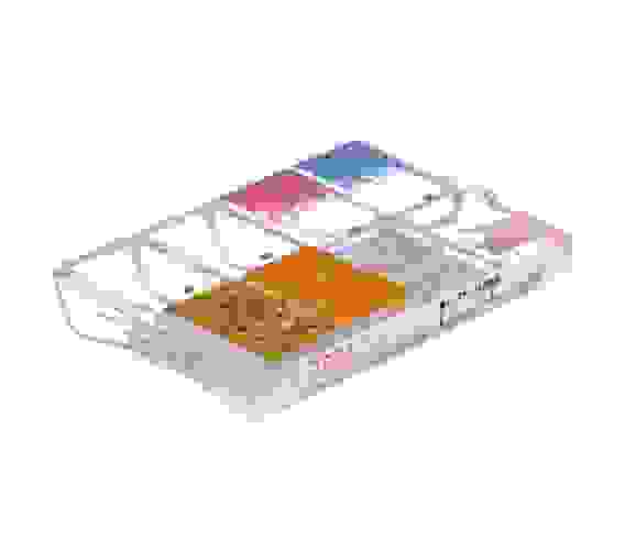 Органайзер для мелочей 157*105*24мм 8-и секционный ПРОЗРАЧНЫЙ