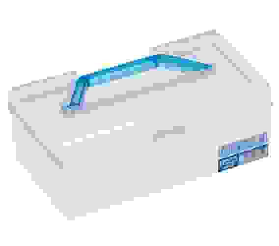 Контейнер для хранения 1,6л 224*133*86мм с ручкой ГОЛУБОЙ