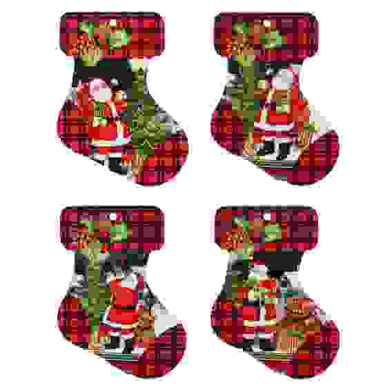 Подставка под горячее, 18х23см, керамика, &quot;Новогодний сапожок&quot; 4 дизайна MILLIMI