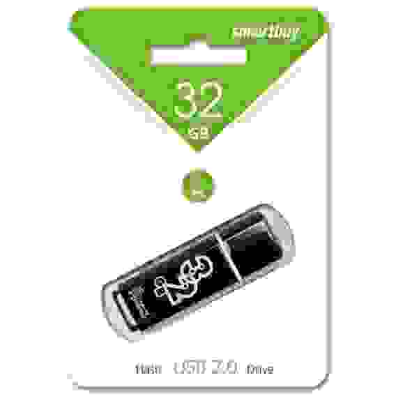 USB накопитель Smartbuy 32GB Glossy series Black (гарантия 2 недели)