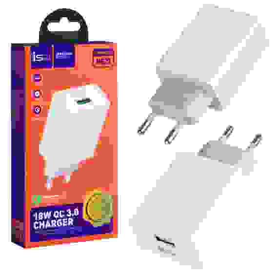 СЗУ USB HS23 Quick Charge 3.0 18 Вт ISA (гарантия 2 недели)